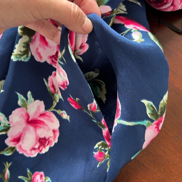 B. SMART Floral women  Dress in Navy and Pink size 15 - Picture 7 of 7